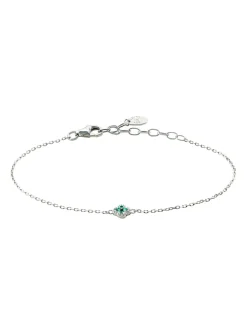 Bracelet Agatha Beloved argent fleur_x005f_x000D_oxydes de zircinium bleu