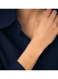 Bracelet Agatha Beloved argent rhodié 3 motifs oxyde