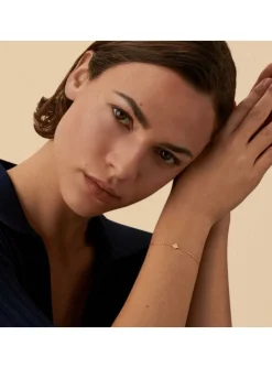Bracelet Agatha Beloved argent doré fleur