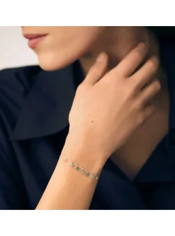 Bracelet Agatha Beloved pampilles fleurs oxydes_x005f_x000D_argent rhodié