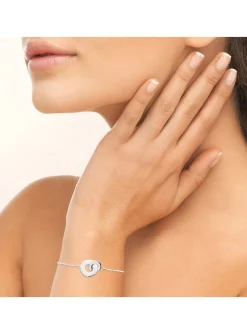 Bracelet Brillaxis anneaux entrelacés argent