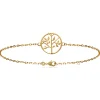 Bracelet Brillaxis arbre de vie doré