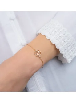 Bracelet Brillaxis arbre de vie doré