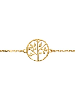 Bracelet Brillaxis arbre de vie doré