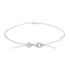 Bracelet Brillaxis argent rhodié trois oxydes_x005f_x000D_18 cm
