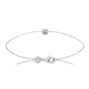 Bracelet Brillaxis argent solitaire oxyde 5 mm