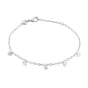 Bracelet Brillaxis argent pierres blanches