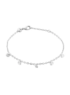 Bracelet Brillaxis argent pierres blanches
