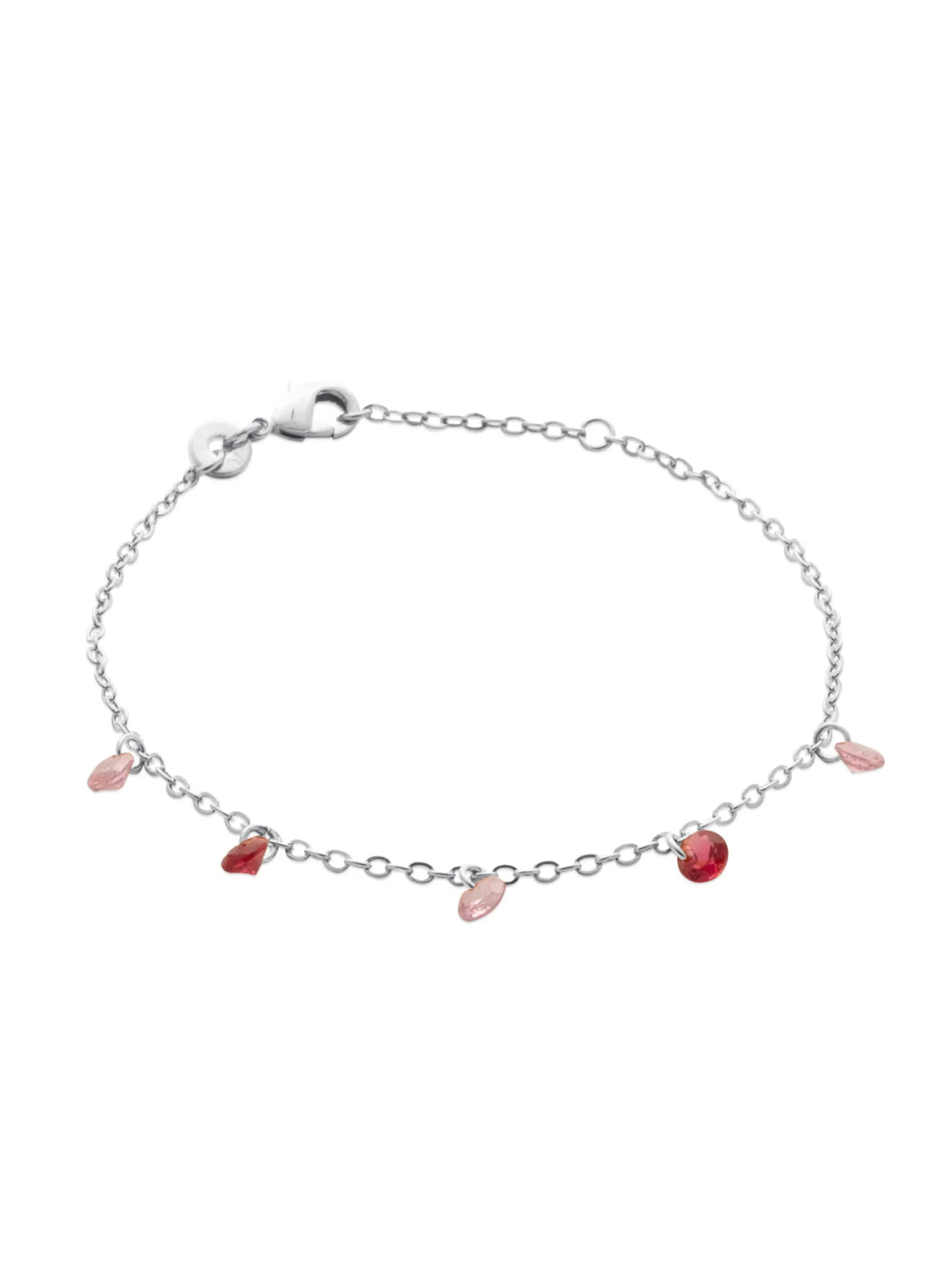 Bracelet Brillaxis argent pampilles roses