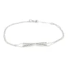 Bracelet Brillaxis barettes croisées empierrées