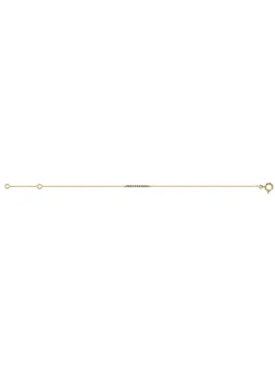 Bracelet Brillaxis barrette or jaune oxydes