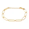 Bracelet Brillaxis chaîne plaqué or