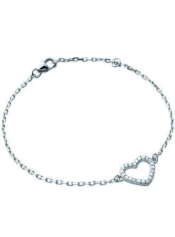 Bracelet Brillaxis coeur empierré