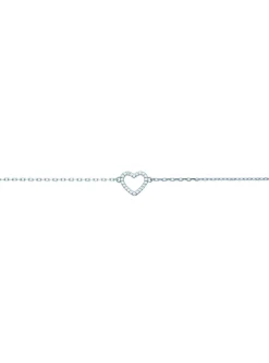 Bracelet Brillaxis coeur empierré