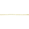 Bracelet Brillaxis deux rangs 3 motifs torsadés 18 K