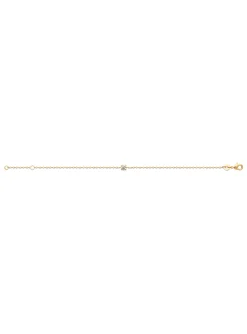 Bracelet Brillaxis doré oxyde de zirconium