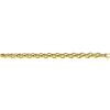 Bracelet Brillaxis double maille ovale or 9 carats