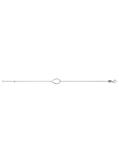 Bracelet Brillaxis goutte argent rhodié et oxydes
