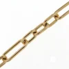 Bracelet Brillaxis grosses mailles or jaune