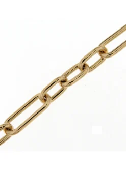 Bracelet Brillaxis grosses mailles or jaune