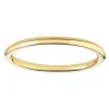 Bracelet Brillaxis jonc fil rond 6mm or 18 carats