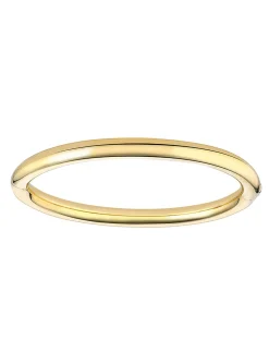 Bracelet Brillaxis jonc fil rond 6mm or 18 carats