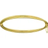 Bracelet Brillaxis jonc lisse et guilloché or