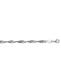 Bracelet Brillaxis maille singapour 18 cm