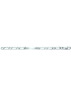 Bracelet Brillaxis maille cheval argent rhodié