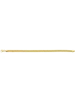 Bracelet Brillaxis maille plate huit 9 carats