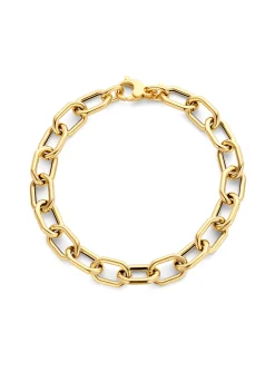 Bracelet Brillaxis maille moderne or jaune 18 carats