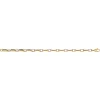 Bracelet Brillaxis mailles ovales or jaune et blanc
