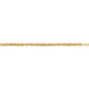 Bracelet Brillaxis maille forçat double lisse