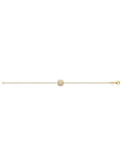 Bracelet Brillaxis motif solaire empierré 18cm