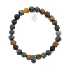 Bracelet Brillaxis multi pierres tête de mort_x005f_x000D_60 mm