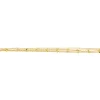 Bracelet Brillaxis multi-rangs cubes or jaune 9K