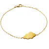 Bracelet Brillaxis nuage doré