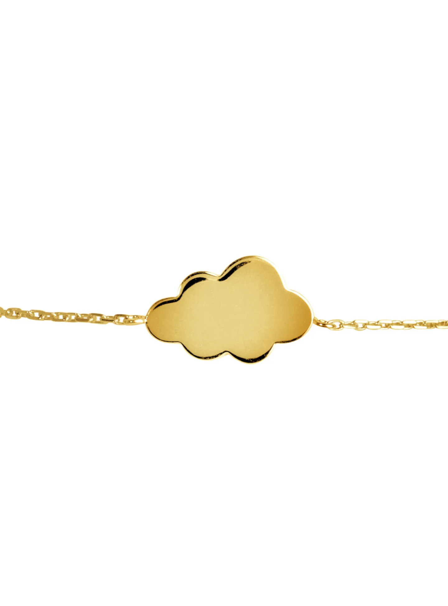 Bracelet Brillaxis nuage doré