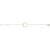 Bracelet Brillaxis or jaune 18 carats cercle perle