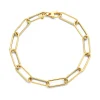 Bracelet Brillaxis or jaune 18 carats mailles ovales