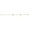 Bracelet Brillaxis or jaune avec perles d'eau douce
