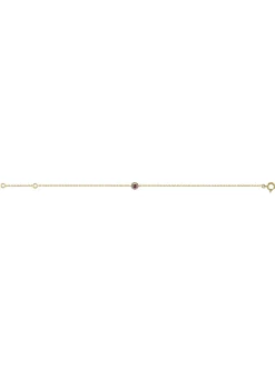 Bracelet Brillaxis or jaune 18 carats rubis diamants