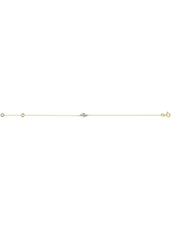 Bracelet Brillaxis or jaune 9 carats oxydes