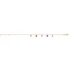Bracelet Brillaxis pampilles camaïeu rose_x005f_x000D_plaqué or