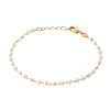Bracelet Brillaxis perlé plaqué or