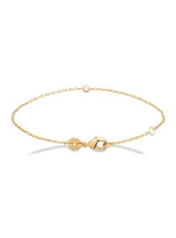 Bracelet Brillaxis plaqué or minimaliste