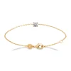 Bracelet Brillaxis solitaire oyde de zirconium 5 mm