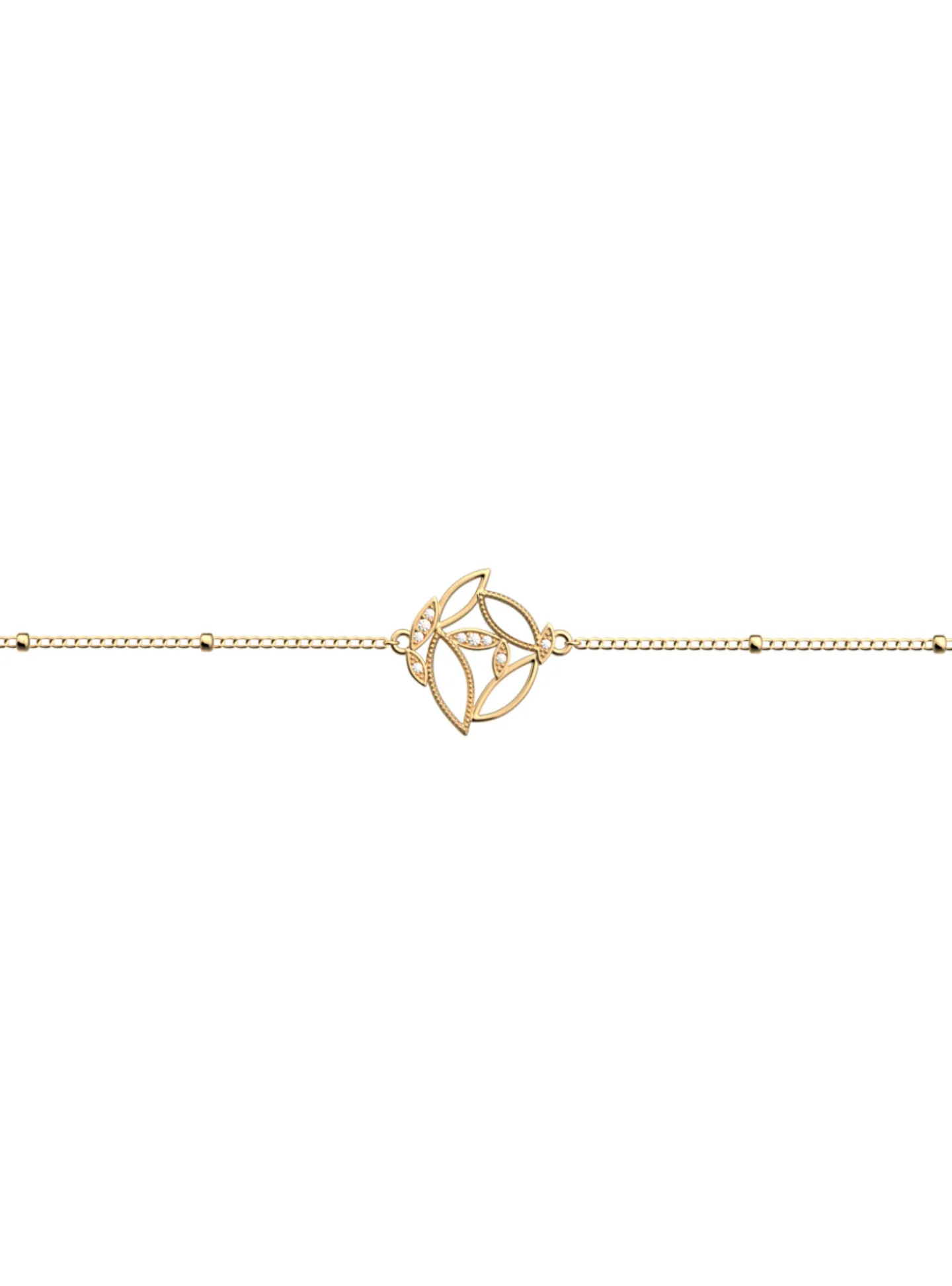 Bracelet chaîne Les Georgettes Arbre de vie doré_x005f_x000D_Collection Les Précieuses