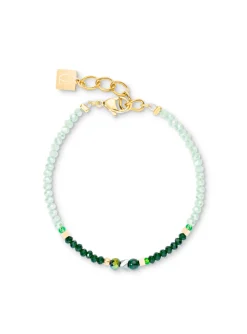 Bracelet Coeur de Lion Amulette Glamorous vert