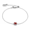 Bracelet Coeur de Lion Birthstone acier_x005f_x000D_Janvier agate rouge